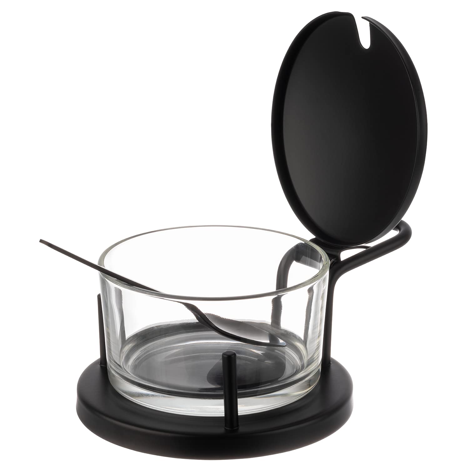aps-classic-parmesan-menage-glas-edelstahl-mit-l-ffel-11-cm image 3