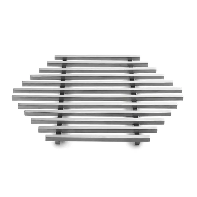 rosseto-honeycomb-sm223-grillplatte-edelstahl-gro-f-r-buffet image 1