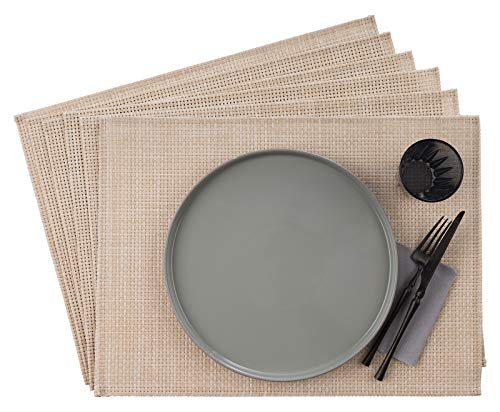 aps-table-60014-platzdeckchen-tischset-beige-6er-45x33-cm image 8