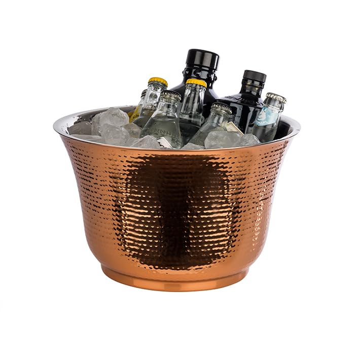 aps-bar-36121-flaschenk-hler-edelstahl-8-l-kupfer-hammerschlag image 3