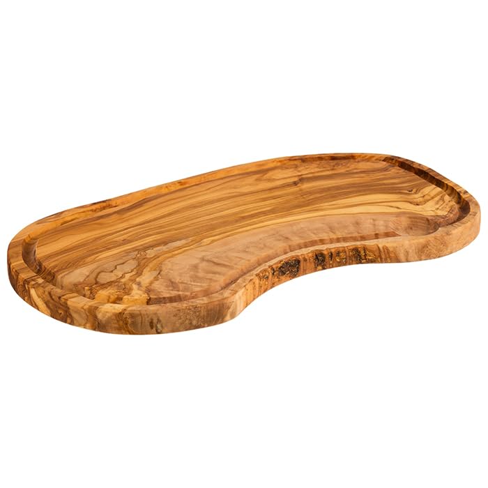 aps-olive-1022-servierbrett-olivenholz-39-5-cm-mit-saftrille image 2