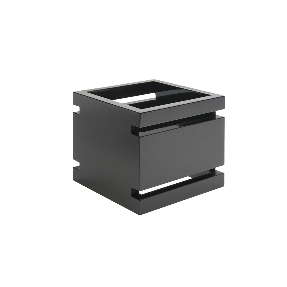 rosseto-skycap-sw103-riser-bambus-schwarz-6-zoll-eckig image 1