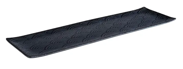 aps-dark-wave-84903-tablett-gn-2-4-melamin-schwarz image 1