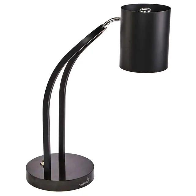 rosseto-hl021-w-rmelampe-schwarz-matt-mit-metallfu-einzeln image 1