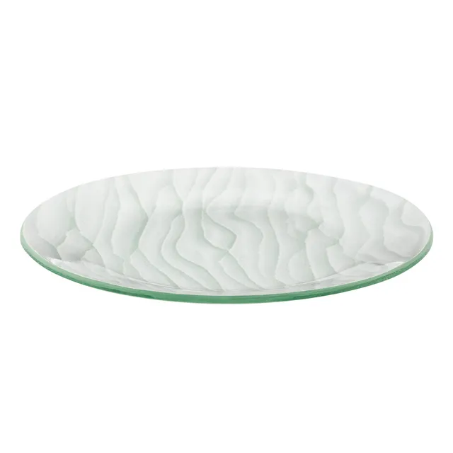 rosseto-ven-glass-sahara-teller-rund-wei-mit-rand-gls067w image 1