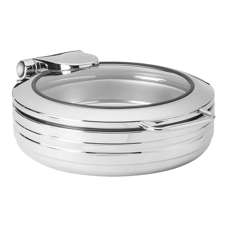 rosseto-de-luxe-cp403-chafing-dish-rund-edelstahl-glasdeckel image 1