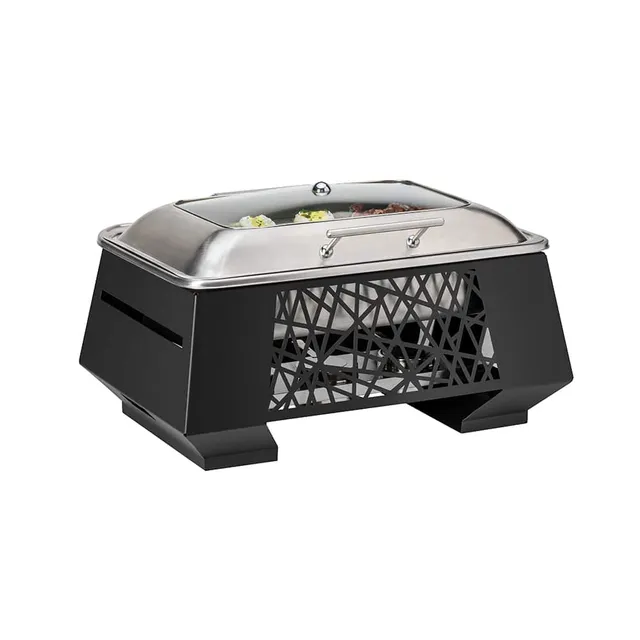 rosseto-geo-multi-chef-sk064-chafing-dish-schwarz-10-zoll image 1
