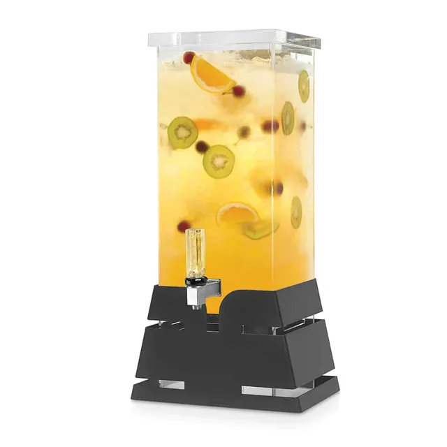 rosseto-ld197-getr-nkespender-11l-schwarz-matt-pyramide image 1