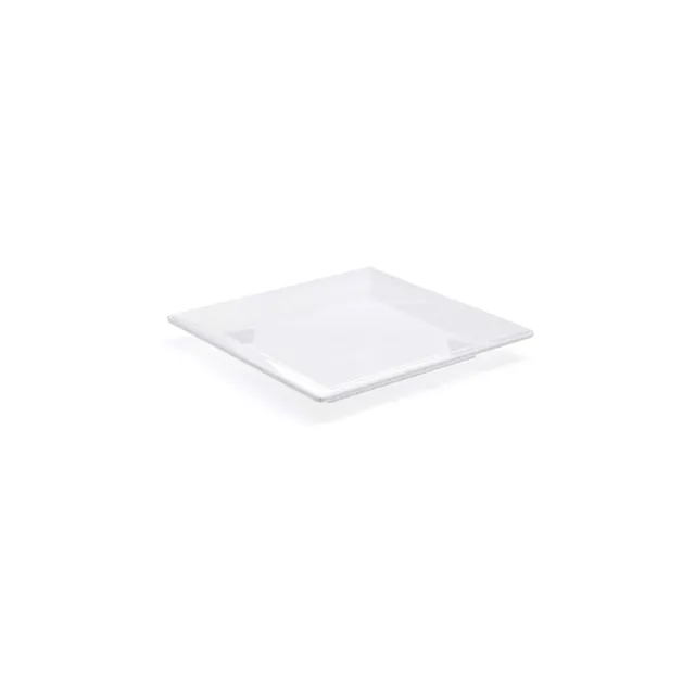 primeware-quality-melamine-platte-viereckig-27cm-wei image 1