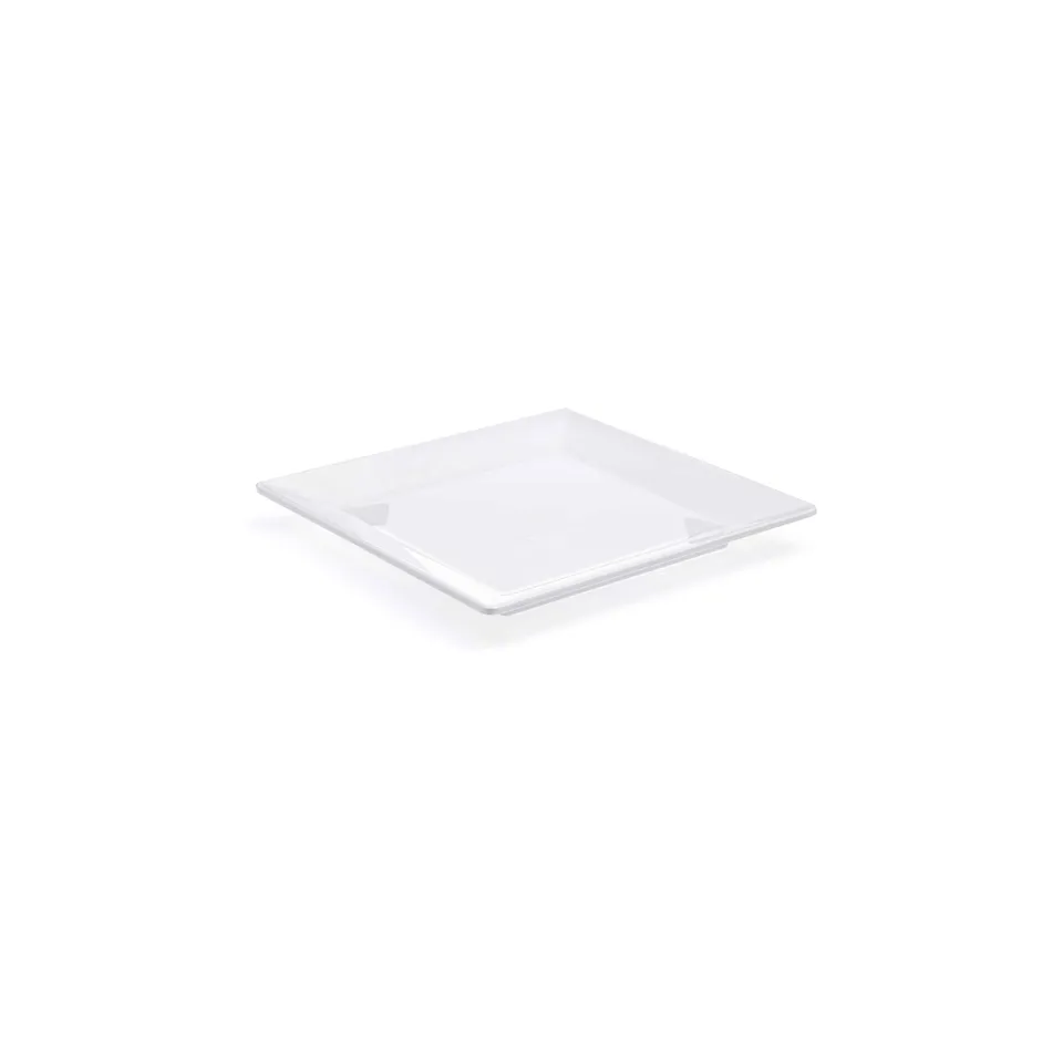 primeware-quality-melamine-platte-viereckig-27cm-wei image 1