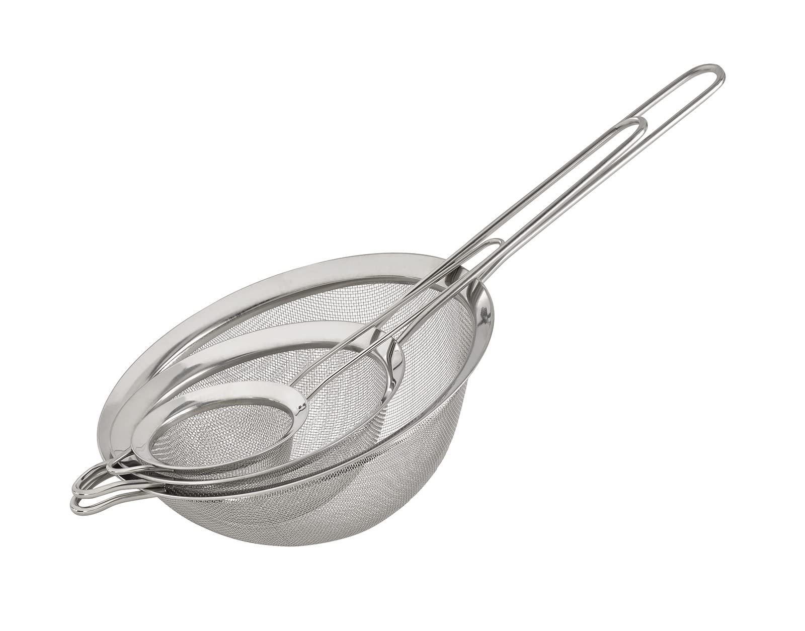 aps-classic-passiersieb-3er-set-edelstahl-8-5-19-5-cm image 1