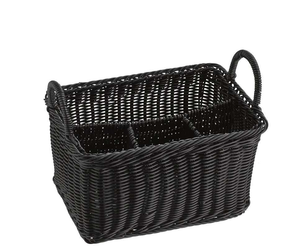aps-profi-line-besteckkorb-economic-schwarz-26-cm-4-f-cher image 1