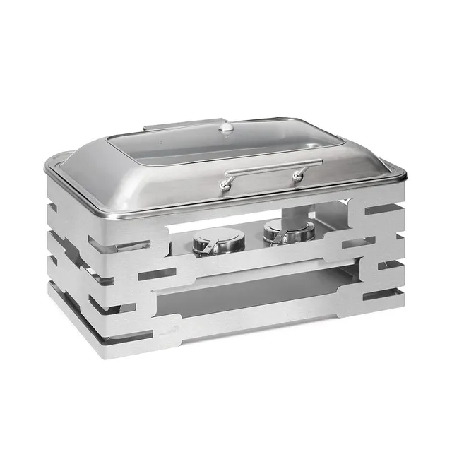rosseto-multi-chef-chafing-dish-edelstahl-25cm-soft-close-sk061 image 1