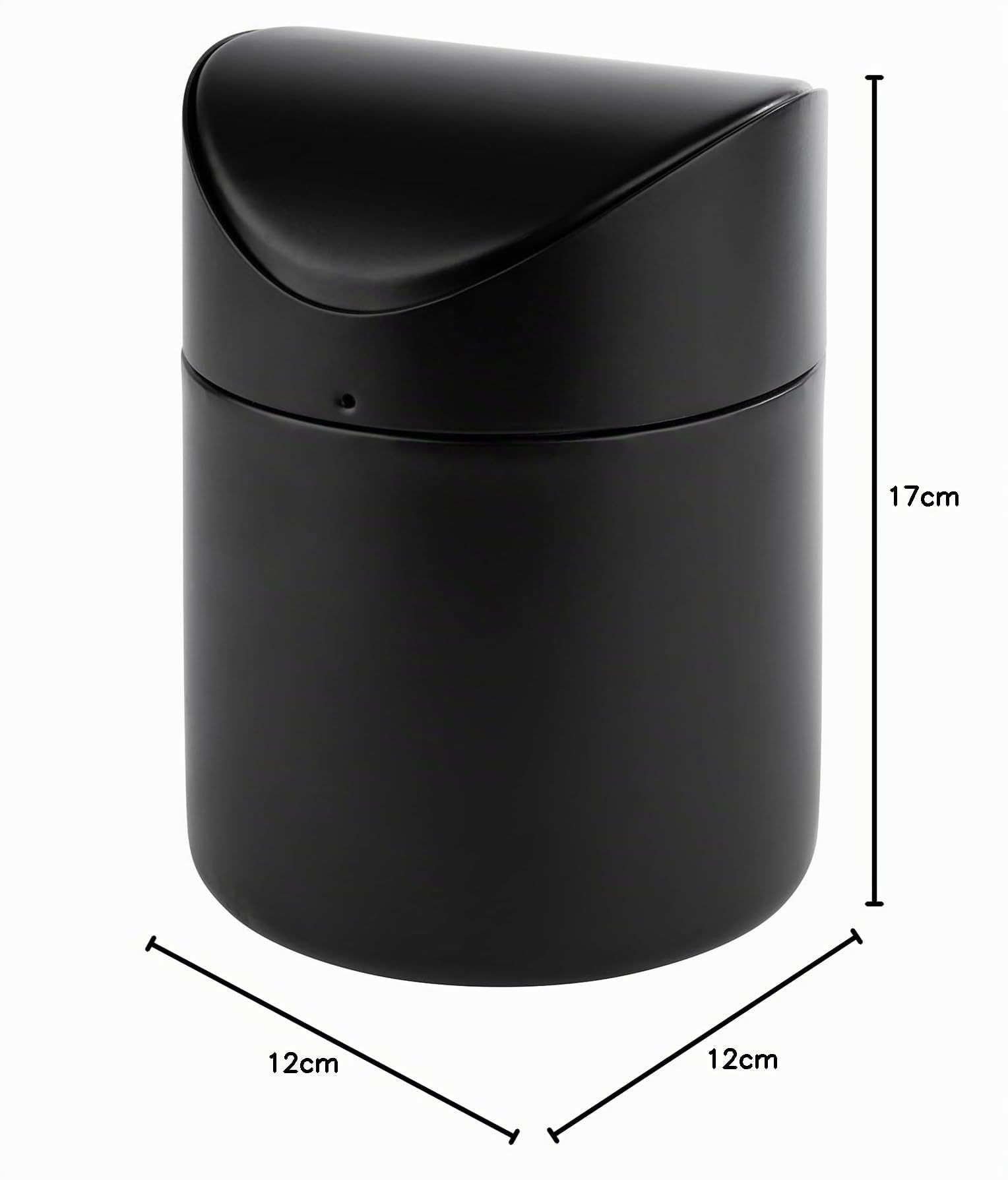 aps-table-tischrestebeh-lter-edelstahl-schwarz-12-cm image 4