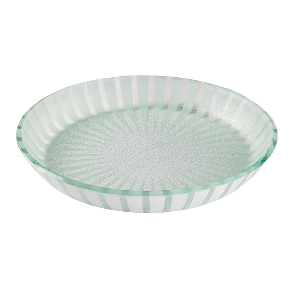 rosseto-ven-glass-kalderon-stelo-glasschale-wei-14-zoll-2er-set image 1