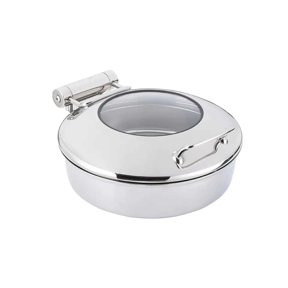 rosseto-vista-chafing-dish-chrom-rund-4-22-qt-chafing-pot-topf image 1