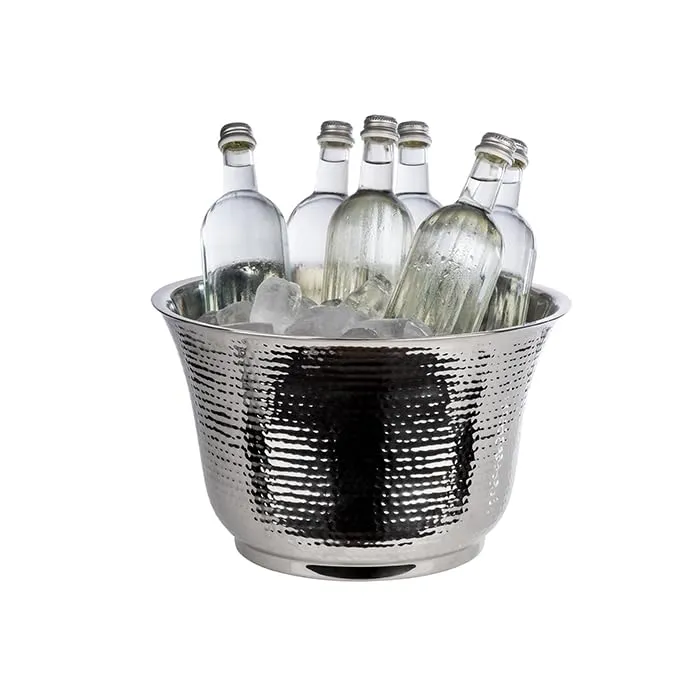 aps-bar-36120-flaschenk-hler-edelstahl-8-l-hammerschlag image 1