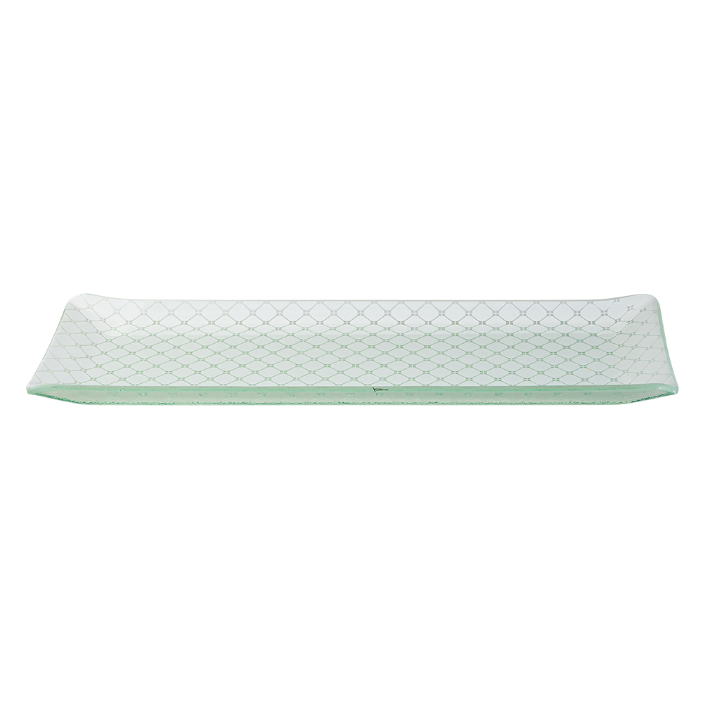 rosseto-gls028w-serviertablett-glas-wei-22-5-rechteck-handmade image 1