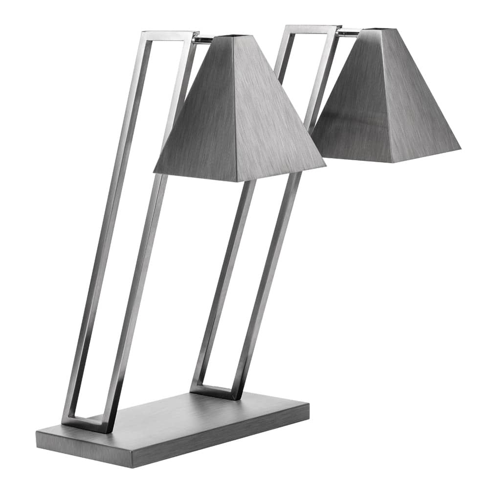 rosseto-hl014-w-rmelampe-edelstahl-doppel-pyramide image 1
