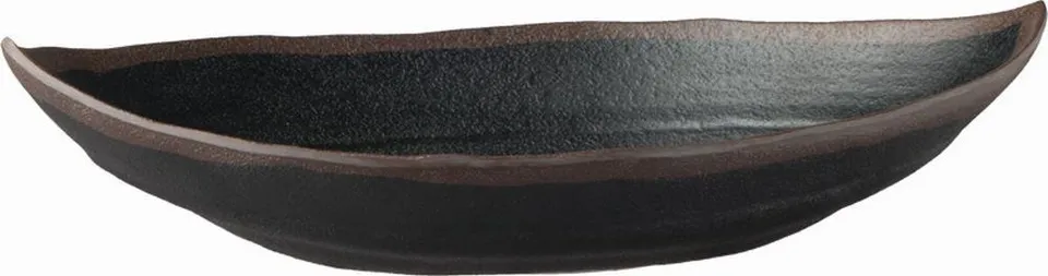 aps-marone-84100-blattschale-25-5-cm-schwarz-melamin image 1