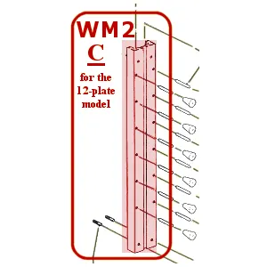 plate-mate-parts-column-12-s-ule-348-mm-stahl image 1