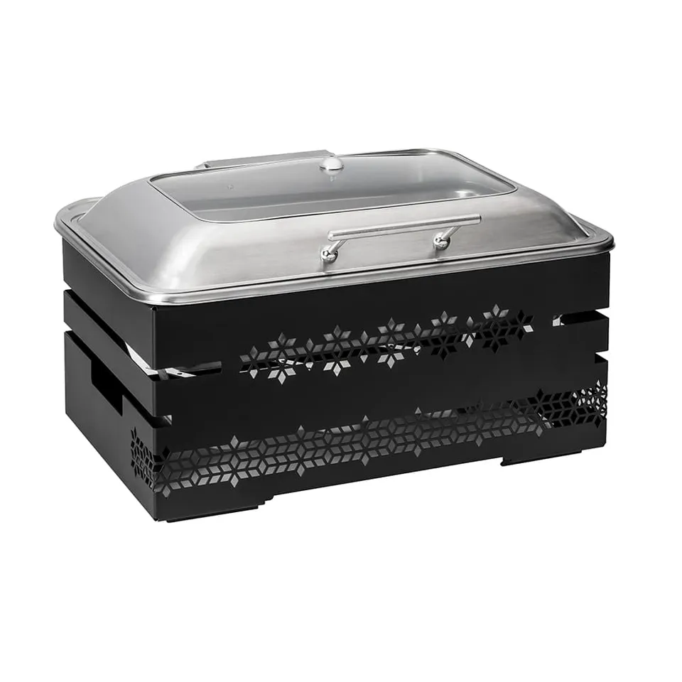 rosseto-mosaic-multi-chef-sk066-chafing-dish-schwarz-10-zoll image 1