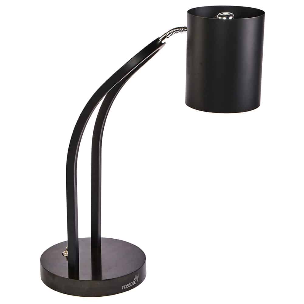 rosseto-hl021-w-rmelampe-schwarz-matt-mit-metallfu-einzeln image 1