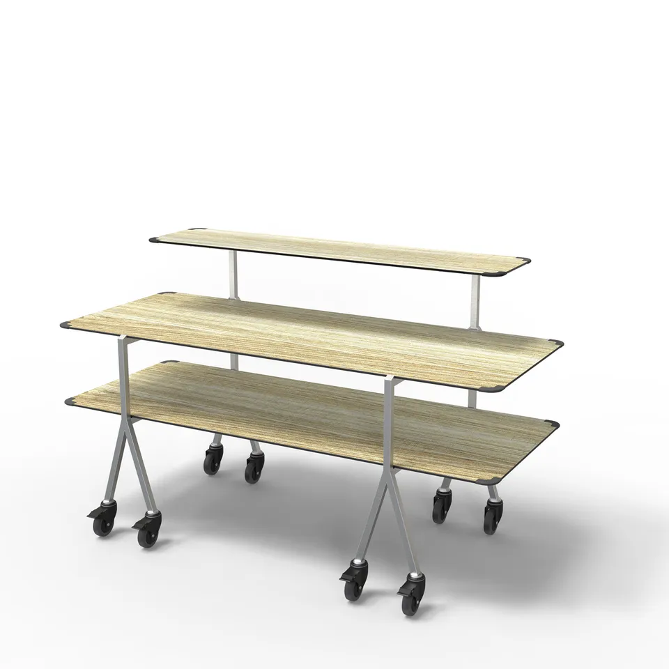 rosseto-modulite-mt-3002nwsw-buffettisch-naturholz-mit-rollen image 1