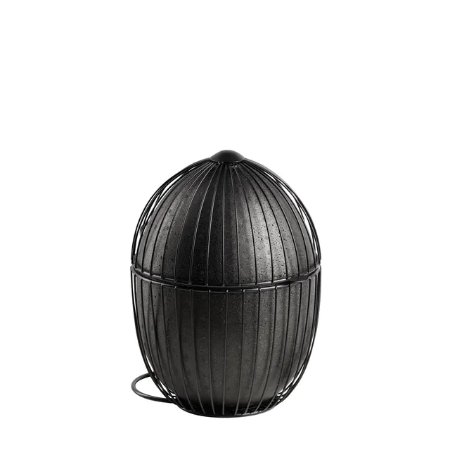 aps-ovo-30480-eierkorb-metall-schwarz-f-r-35-eier-23-cm image 1