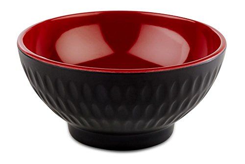 aps-asia-plus-15417-schale-melamin-3er-set-schwarz-rot-9-5-cm image 3