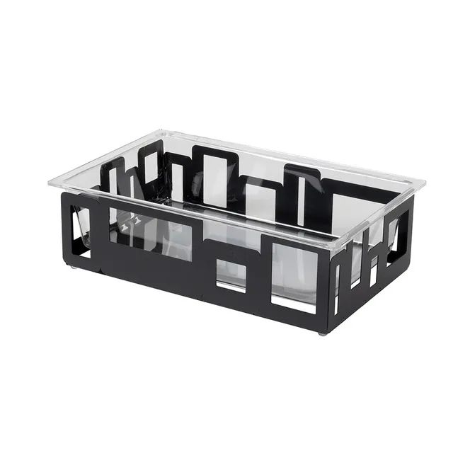 rosseto-ice-housing-sm113-eisbeh-lter-schwarz-matt-rechteckig image 1