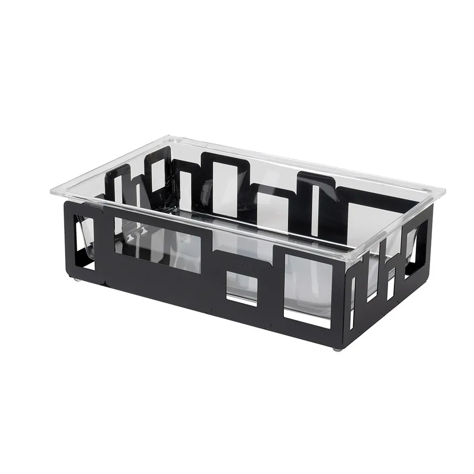 rosseto-ice-housing-sm113-eisbeh-lter-schwarz-matt-rechteckig image 1