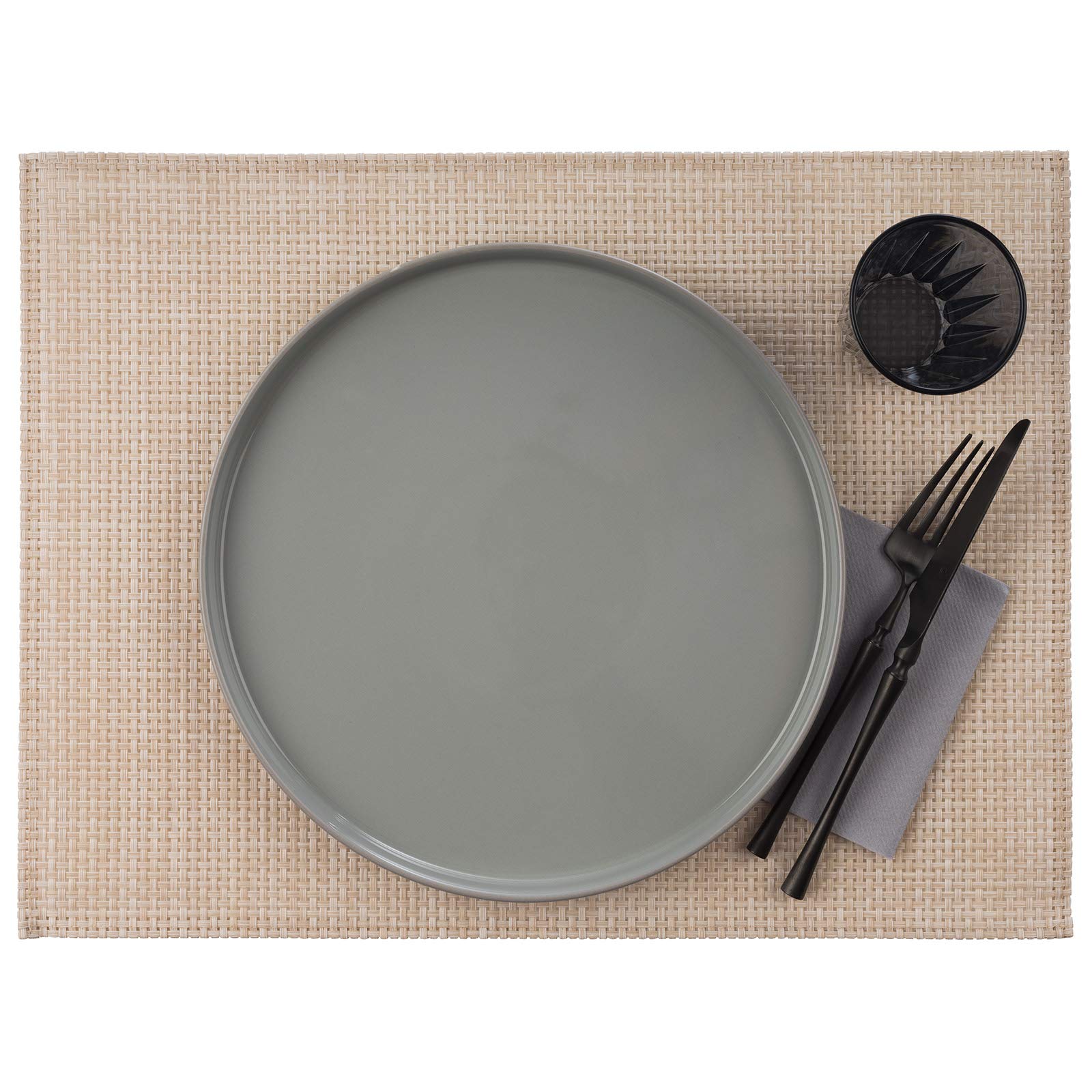 aps-table-60014-platzdeckchen-tischset-beige-6er-45x33-cm image 4