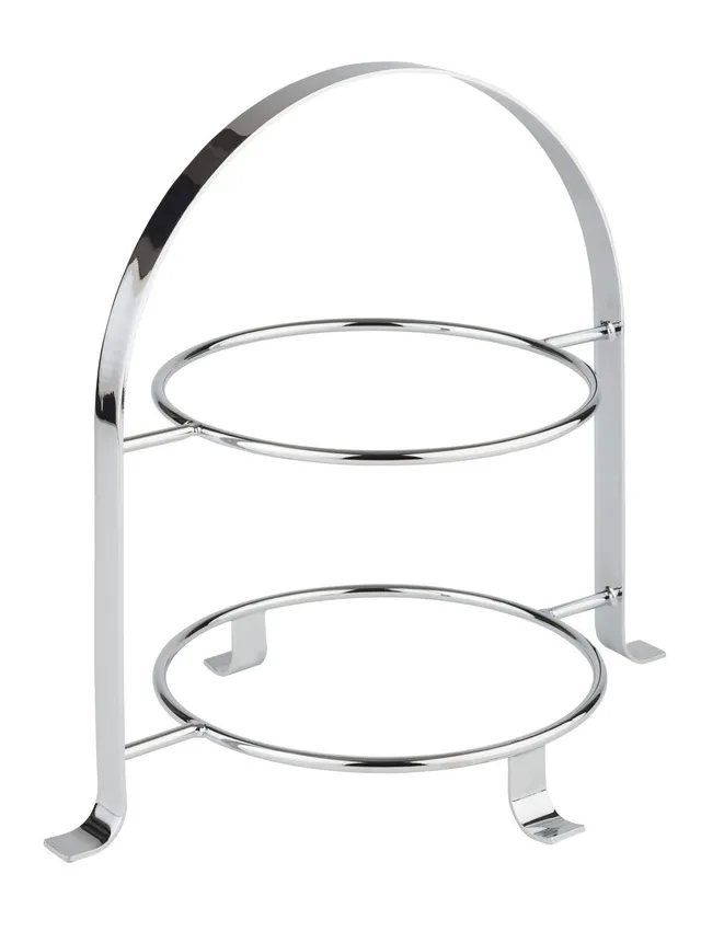 aps-frames-serviergestell-etagere-2-st-ckig-30-cm-chrom image 1