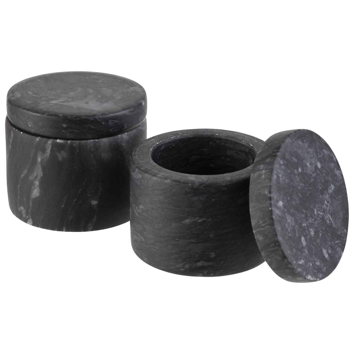 aps-table-15920-marmordosen-2er-set-grau-40-ml-gewu00fcrzdosen image 1