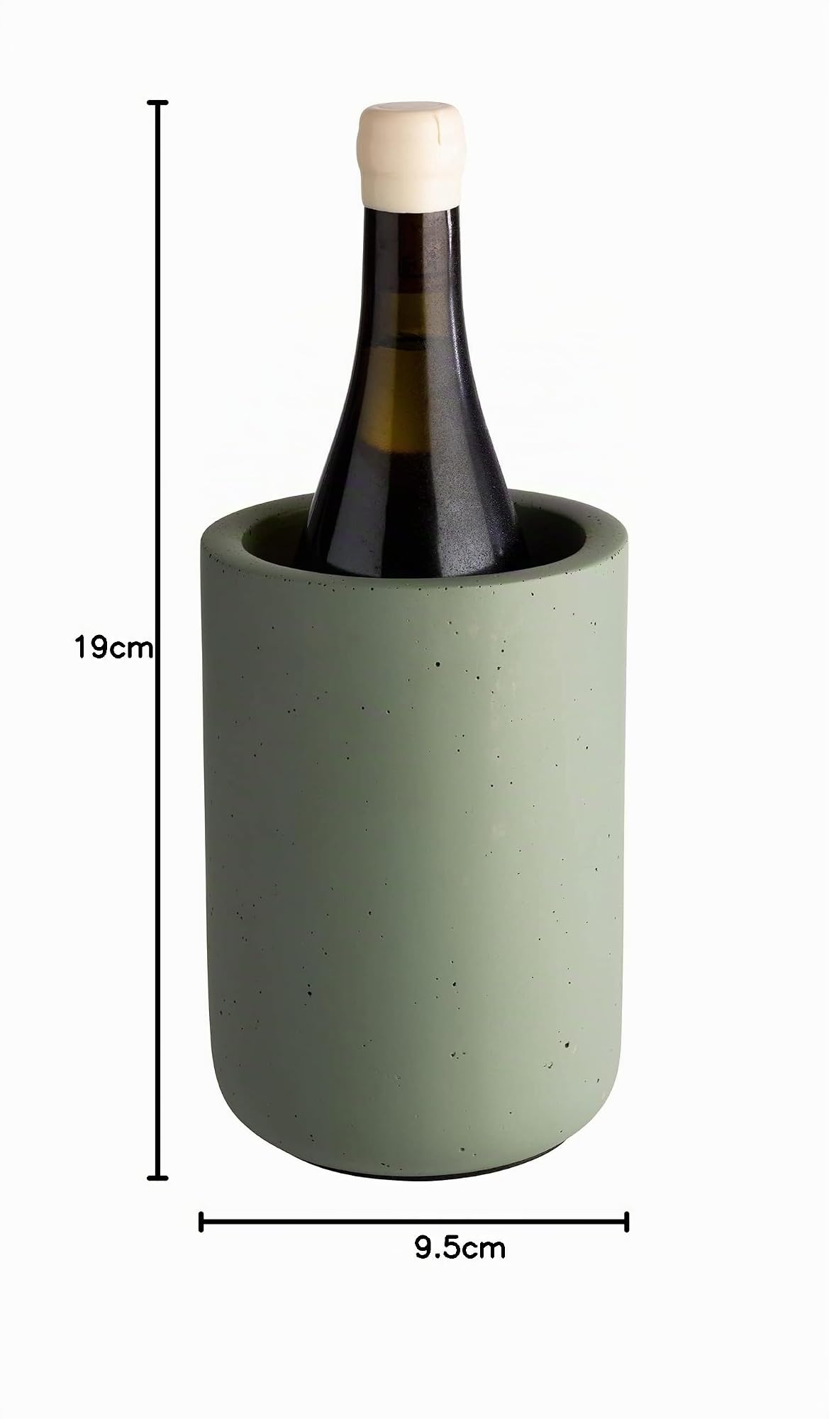 aps-element-flaschenk-hler-beton-gr-n-19-cm-0-7-1-5-l image 6