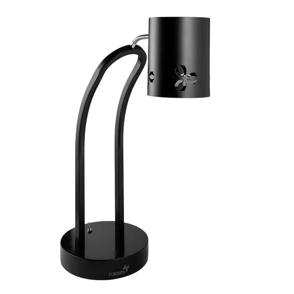 rosseto-iris-hl018-w-rmelampe-schwarz-matt-metallsockel image 1