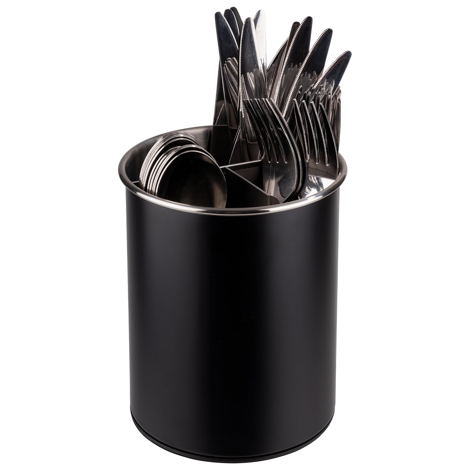 aps-table-11748-besteckbeh-lter-drehbar-schwarz-3-f-cher image 3