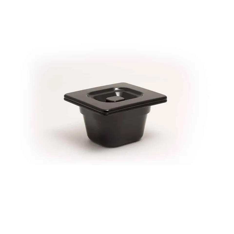 primeware-quality-melamine-gn-1-6-deckel-schwarz-melamin image 1