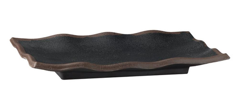 aps-marone-tablett-84105-melamin-schwarz-27-5x11-cm image 1