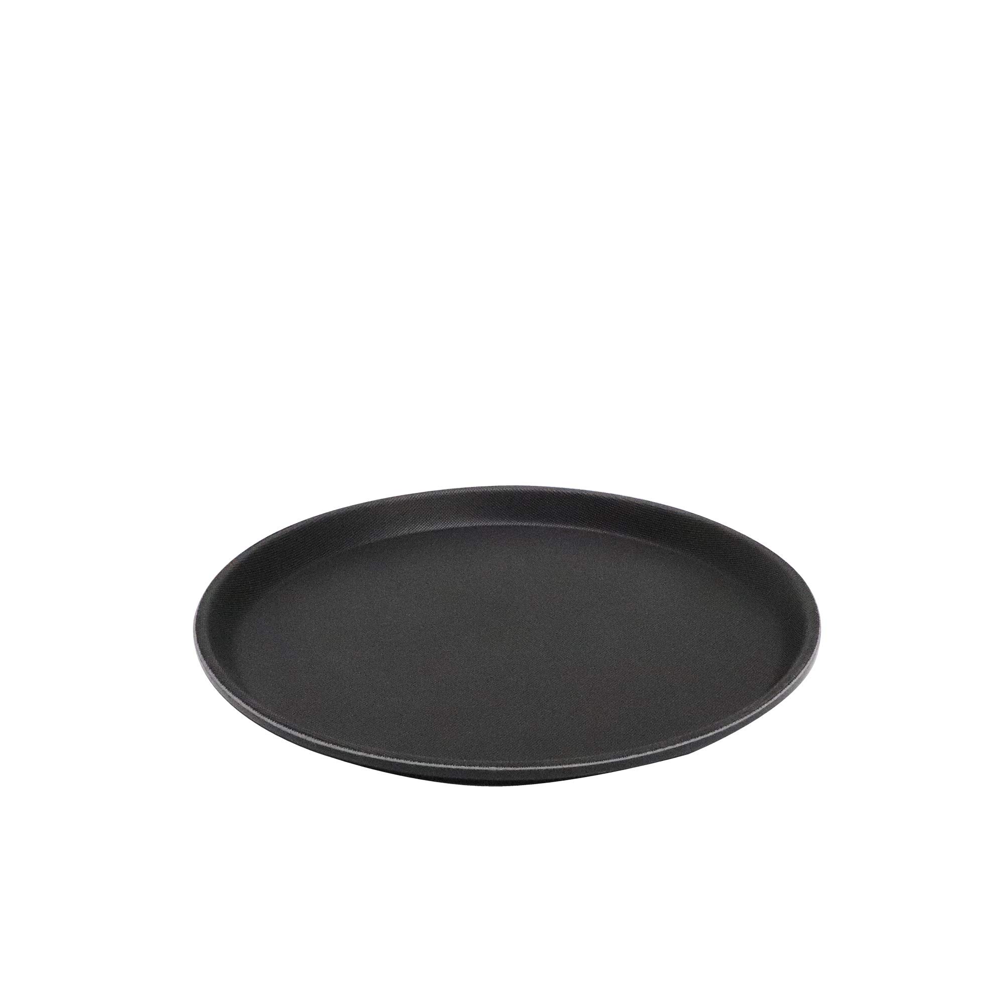 aps-gastro-serviertablett-rund-27-5-cm-schwarz-rutschfest image 1