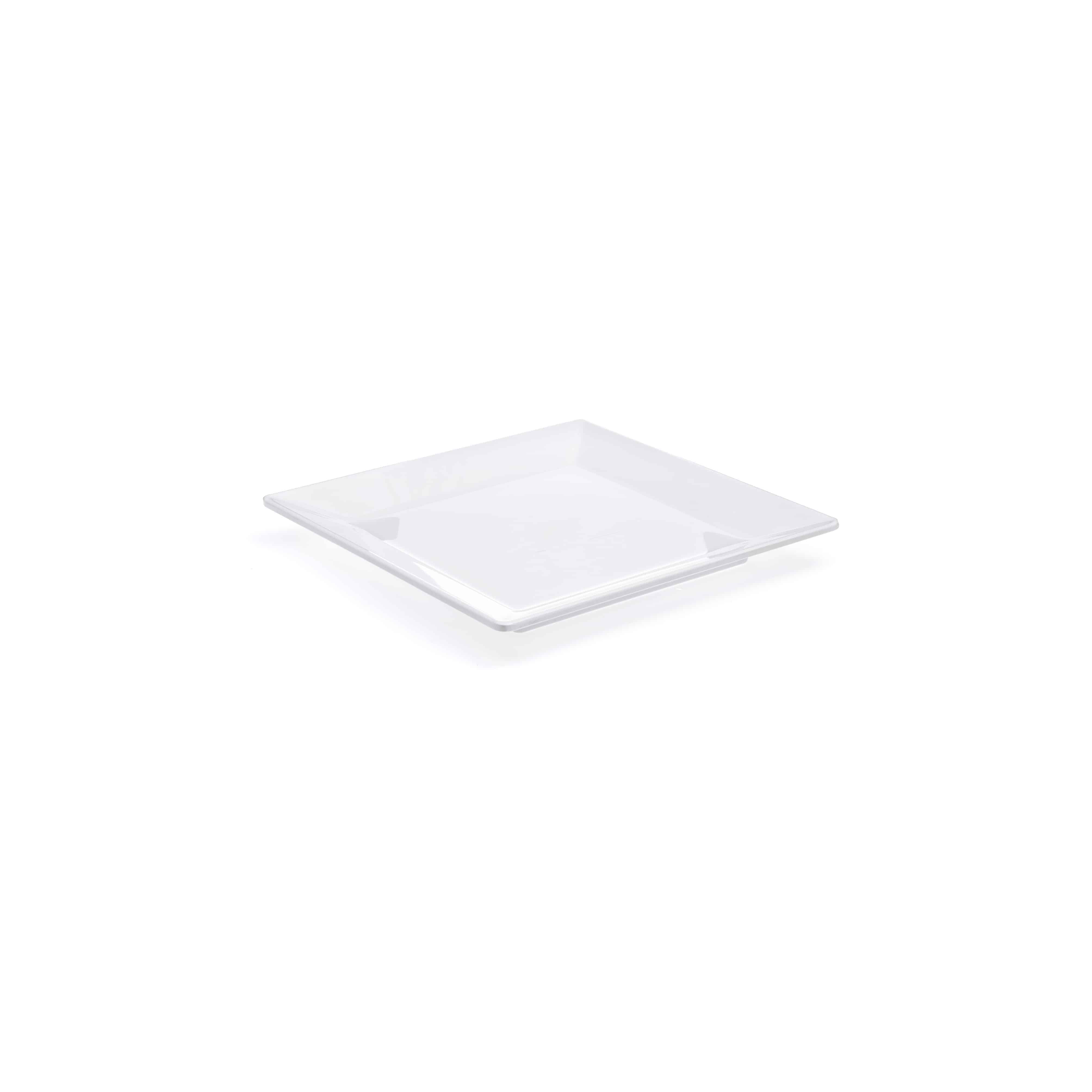 primeware-quality-melamine-platte-viereckig-27cm-wei image 1