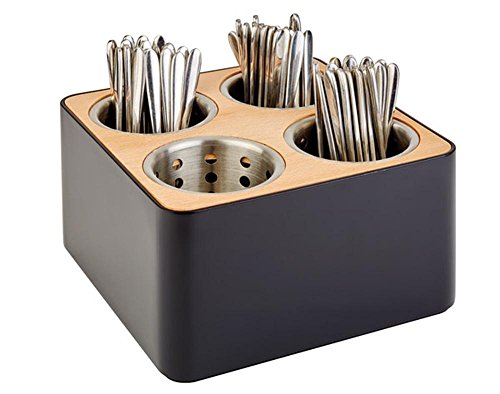 aps-table-besteckbeh-lter-27x27-cm-4-k-cher-edelstahl-holz image 2