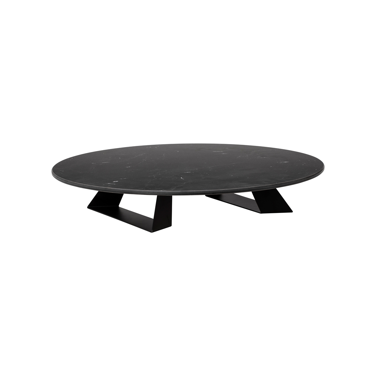 rosseto-alto-hplrs11-buffetst-nder-marmor-schwarz-rund-50cm image 1