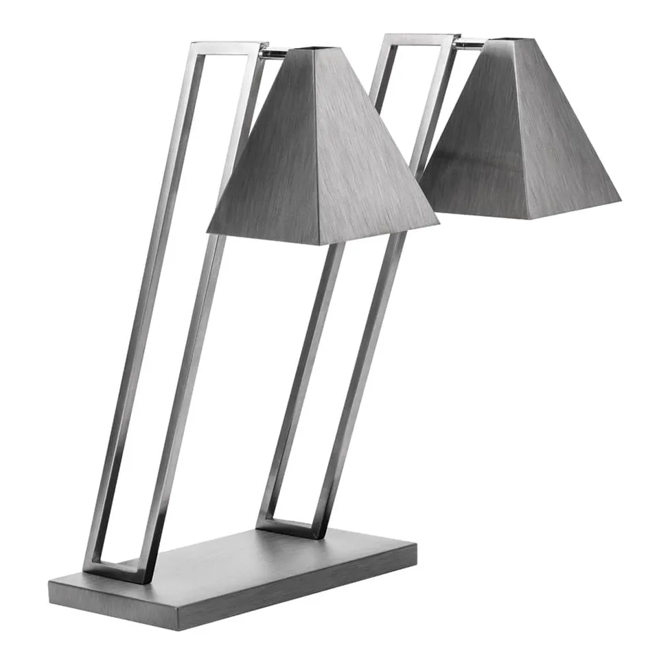 rosseto-hl014-w-rmelampe-edelstahl-doppel-pyramide image 1