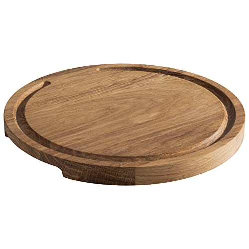 aps-table-755-pizzabrett-eiche-24-cm-mit-saftrinne image 6