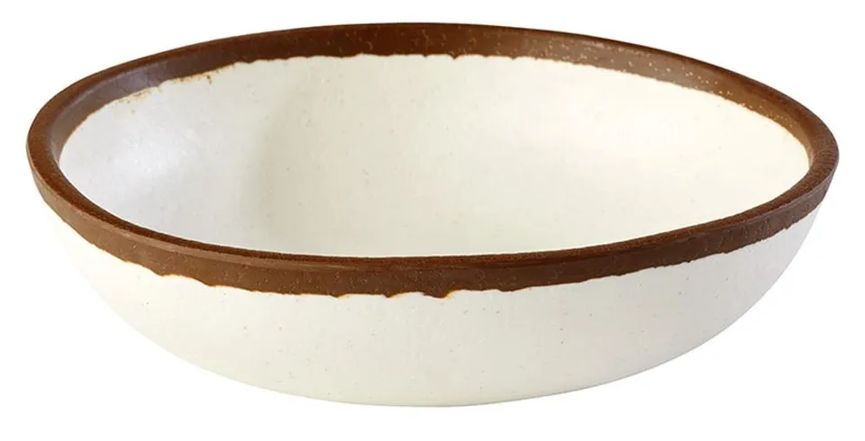 aps-marone-84573-schale-melamin-creme-braun-16-5-cm image 1