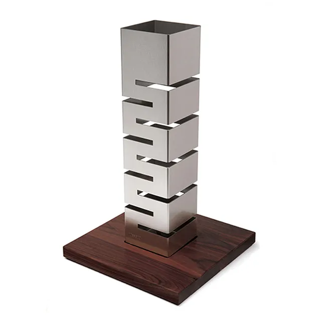 rosseto-skycap-sm159-etagere-edelstahl-walnuss-57-cm image 1