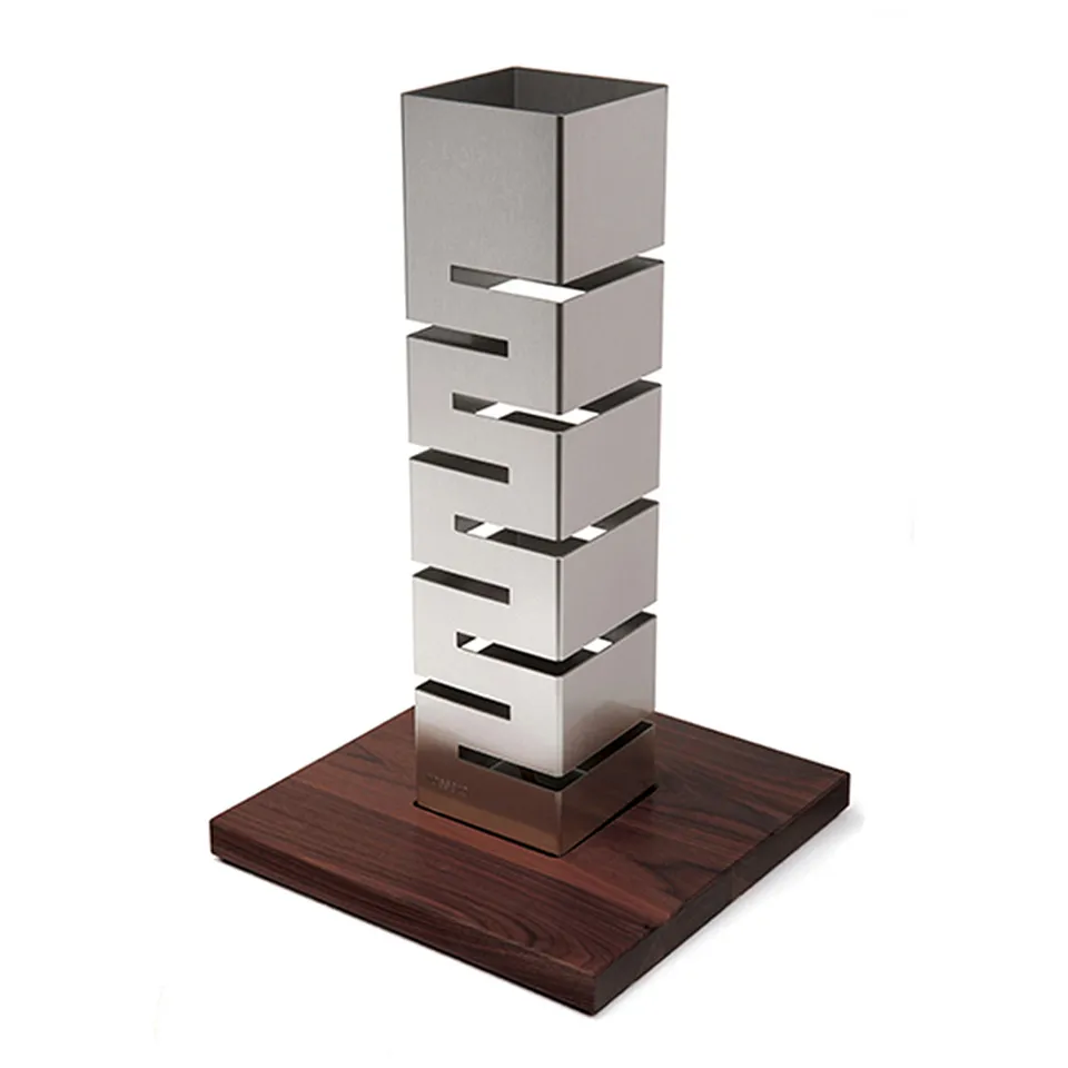 rosseto-skycap-sm159-etagere-edelstahl-walnuss-57-cm image 1