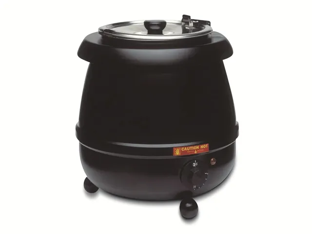 aps-chef-economic-suppentopf-9-liter-elektrisch-schwarz image 1